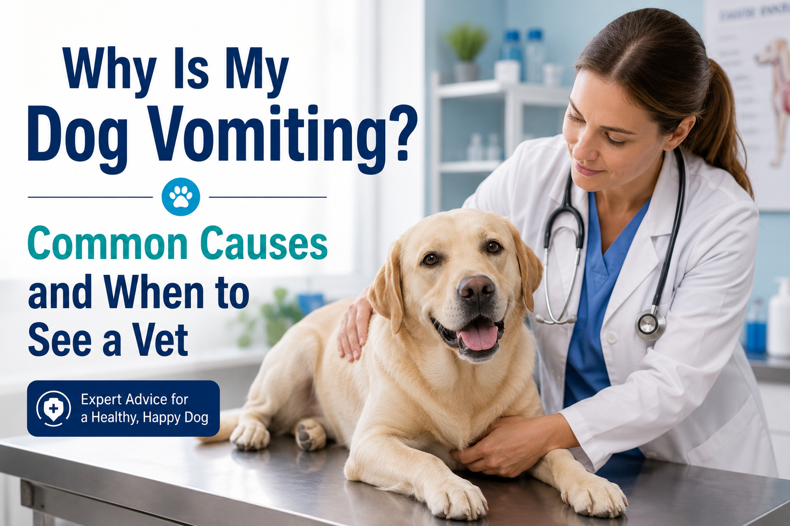 Why Is My Dog Vomiting? Causes & When to See a Vet